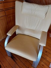 Sessel WK Spot 698 beige Leder Sehr guter Zustand