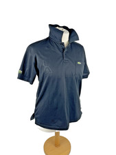 Lacoste Polo-Shirt schwarz T-Shirt mit Kragen Größe 4 (ca. M) Vintage