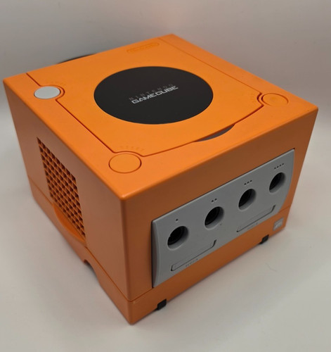 Nintendo gamecube orange - nintendo, orange,