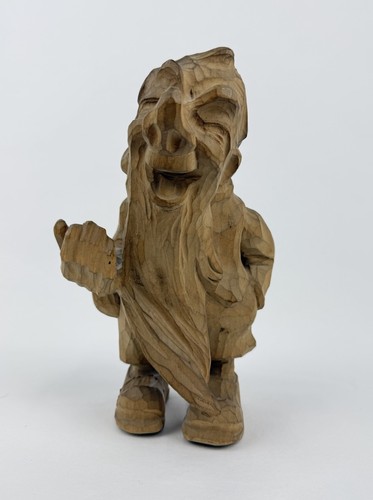 G567 holzfigur wichtel zwerg - wichtel,