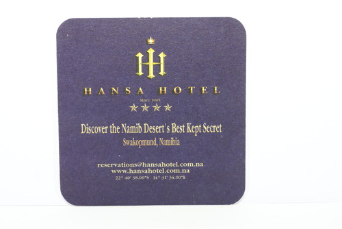 Hansa hotel bierdeckel - 1x,