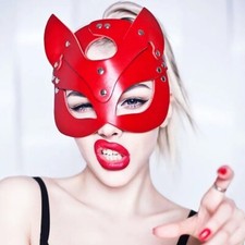 Maske Katze Leder Bdsm Fetisch