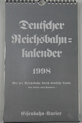 Deutscher reichsbahnkalender - deutscher,