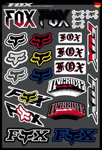 Kit stickers fox - fox,