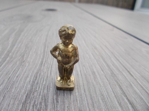 Miniatur messing figur - messing,
