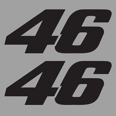 Paar aufkleber schwarz - 46,