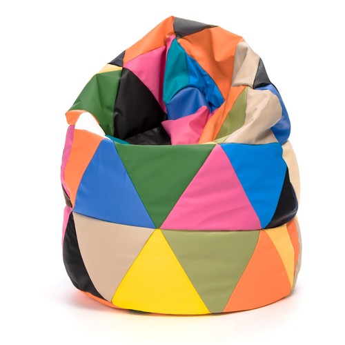 Ecopuf sitzsack patchwork - -,