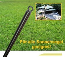 250 cm Edelstahl Sonnensegelmast mit V2A Bodenhülse!! 2,5m Pfosten Halter Stange