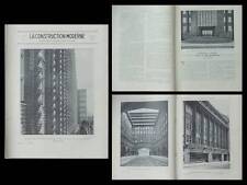 LA CONSTRUCTION MODERNE -