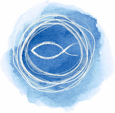 Servietten Kommunion Konfirmation Taufe Ichthys Fisch 20 Stück