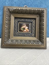 Emaille miniatur madonna - emaille-miniatur, „madonna