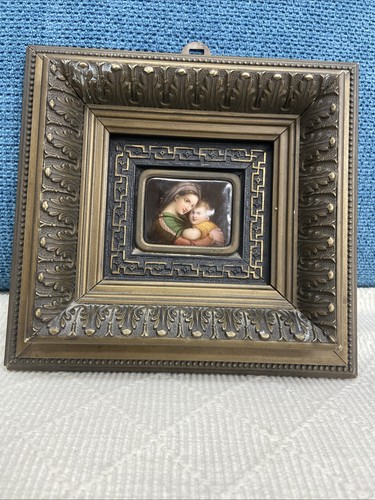 Emaille miniatur madonna - emaille-miniatur, „madonna