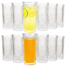 Trinkgläser 320 ml 12 Stk. | Wassergläser Saftgläser, Set, Longdrinkgläser