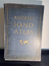 Alter Andrees Handatlas – historischer Weltatlas (Velhagen & Klasing Leipzig)