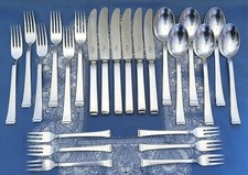 Traumhaftes Silberbesteck Menü WMF 2500 Art Deco / Bauhaus für 6 Personen