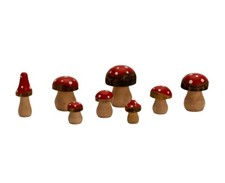 Stück holzpilz figur pilz - figur,
