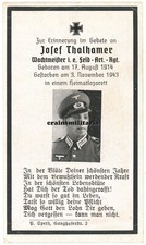 Orig. Sterbebild Soldat A.E.A.179 Koblenz + Lazarett HEIDELBERG Rohrbach 1943