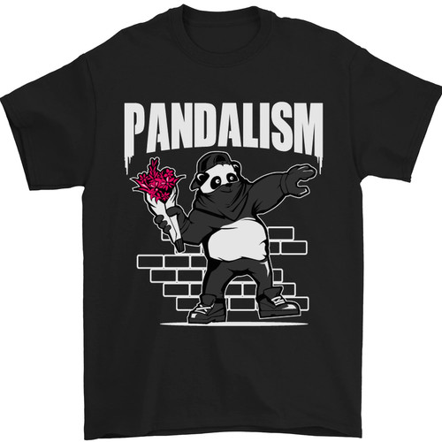 Pandalism banksy style street - style,