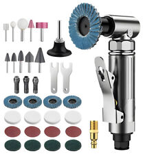 Druckluft Mini Winkelschleifer Stabschleifer 1/4" Trennschleifer 90° mit Zubehör