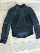 schwarze echt leder Biker Jacke rockig boho blogger Lammnappa