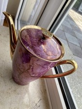 Geschirrset/Kaffeeservice In Rosa und Gold