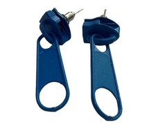 Reißverschluss Ohrstecker