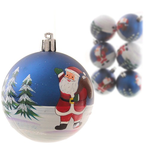 6er satz christbaumkugeln - satz,