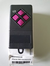 DICKERT MAHS433-4 AM Mini 4-Kanal Handsender  dunkelgrau, Taste violett