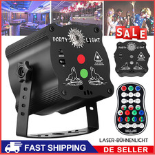 RGB Laser Beam Projektor DJ Disco Lichteffekt Party Bühnenbeleuchtung 60 Muster