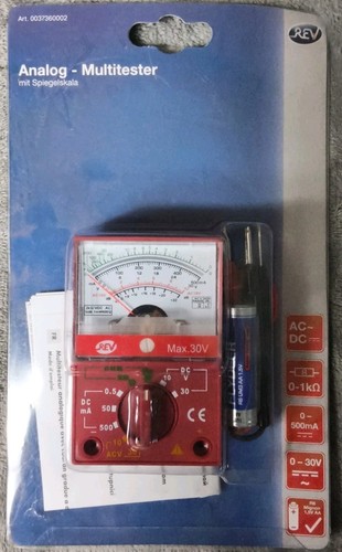 Rev ritter analog multitester - rev,