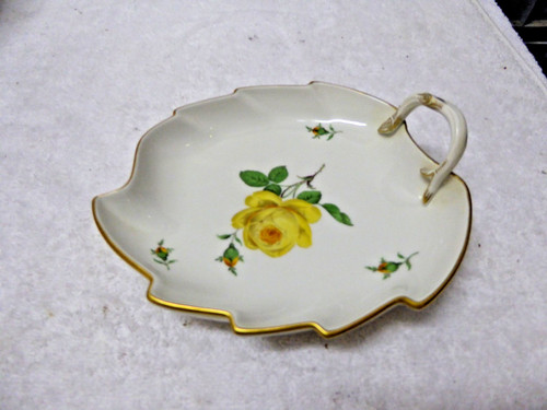 Meissen porzellan gelbe rose - meissen,