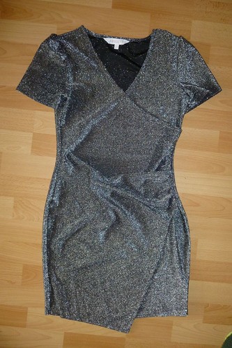 Apricot glitzerkleid gr - ,, gr.