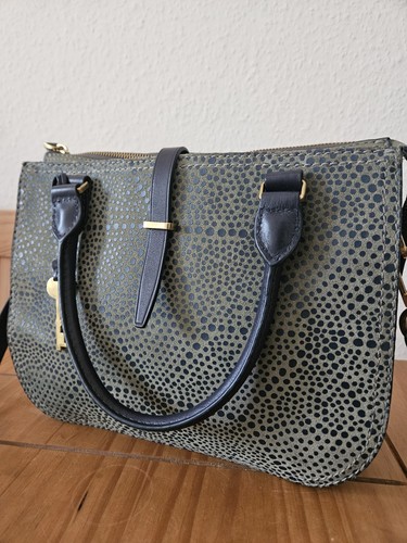 Fossil ryder satchel türkis - fossil,