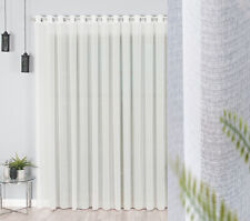 Gardine Store mit Ösen Sable Qualität Weiß Halbtransparent  Nach Ihren Wunschmaß