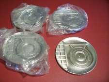 4 Metallemblem Zunftzeichen Friseur Ø 50mm geprägt Reliefemblem Medaille