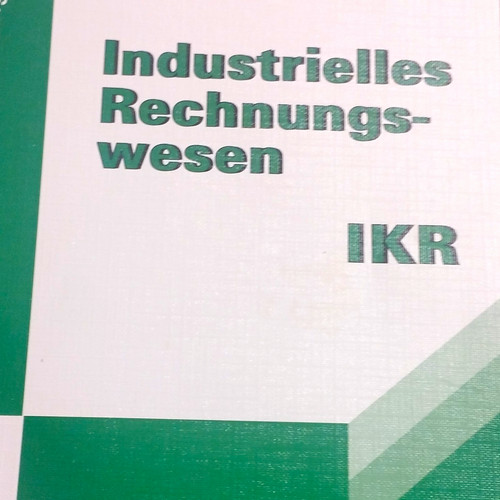 Industrielles rechnungswesen - industrielles,