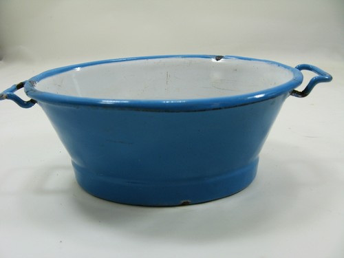 Wanne emaille blau - emaille, mit