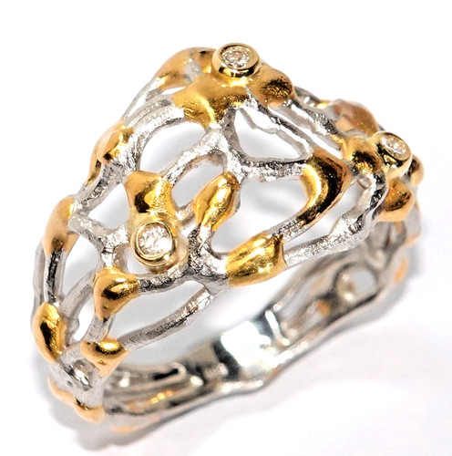 Ring platin diamant 06c - platin, 0,06c