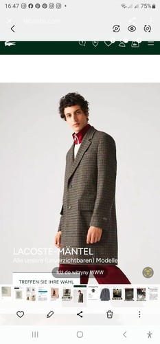 Lacoste herren mantel m - lacoste,