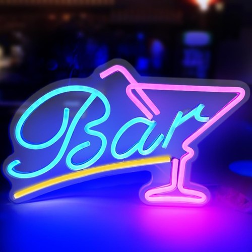 Neon schild bar led - schild,