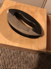 Wiegemesser Hackmesser Doppelklinge mit Schneidebrett Kräuter Gewürze