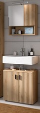 Badmöbel Badezimmer Set Eiche