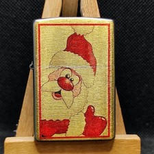 Org. Zippo Regular Gold Case / Weihnachtsedition / mit Aufdruck  24