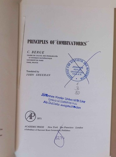Principles combinatorics - principles, of