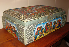 alte große Schmidt Lebkuchen Dose Nürnberg * Blech Büchse * 60iger