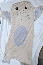 Kinder-Kuscheldecke zum Reinschlüpfen, Elefant, Livarno Home