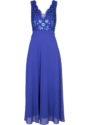 Damen chiffonkleid mit - chiffonkleid,
