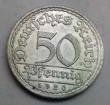 Deutschland 50 Pfennig, 1920