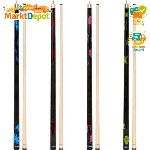 Billard queue set stück - 4,