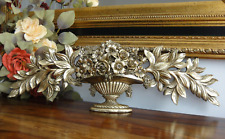 Wandornament Türbogen Bouquet Wanddekoration Barock Rokoko Antik Floral Gold Neu